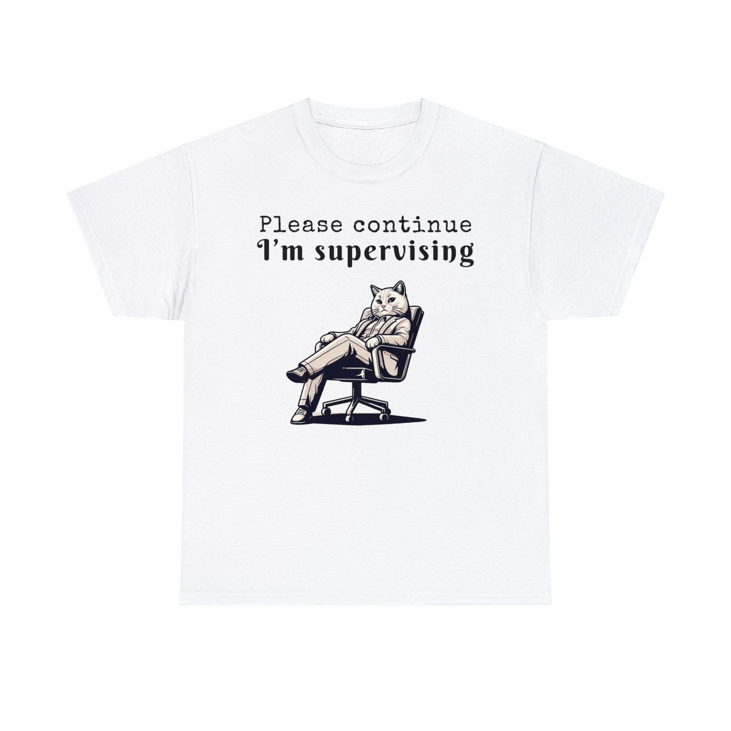Supervisor cat shirt